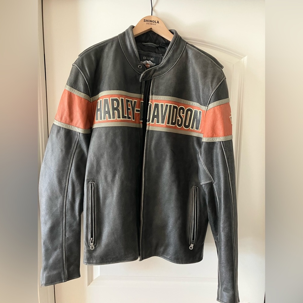 Harley Davidson leather jacket. XL
